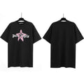 Palm Angels Graffiti Star Logo T-Shirt - Pink