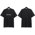 Palm Angels Classic Small Gothic Logo T-Shirt - Black