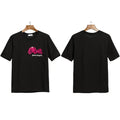 Palm Angels Small Bear Chest Logo T-Shirt - Black/Pink