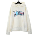 Palm Angels Gradient Rainbow Lettering Hoodie - Off-White