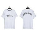Palm Angels Double Shark Graphic T-Shirt - White